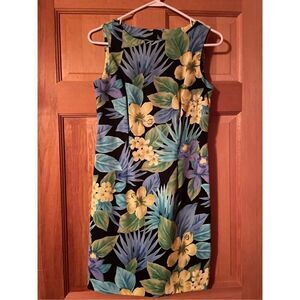 Vintage AGB Tropical Hawaiian Dress Size 6P